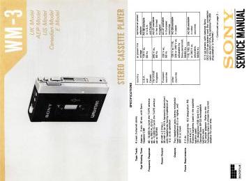 Sony-WM3_Walkman 3_Walkman WM3-1981.Sony.SM.Cass preview